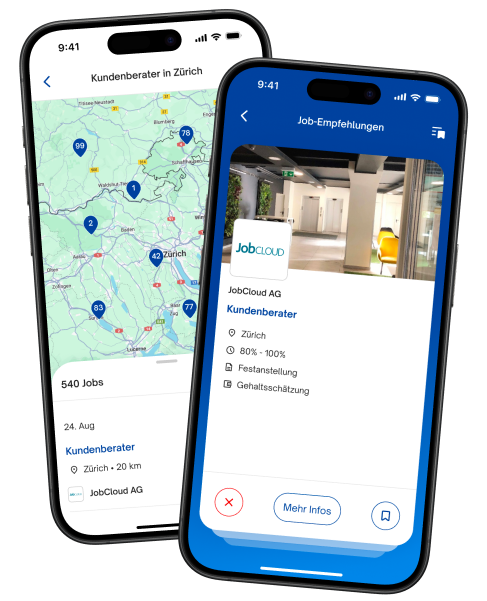jobs.ch App Vorschau